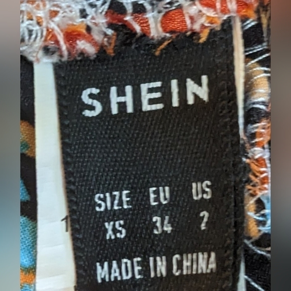 pre-owned Shein high rise fall colors pants size extra small, TB - Picture 4 of 4